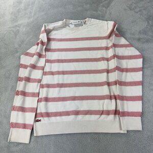 Lacoste Stripped Sweater White / Red Women’s Size M